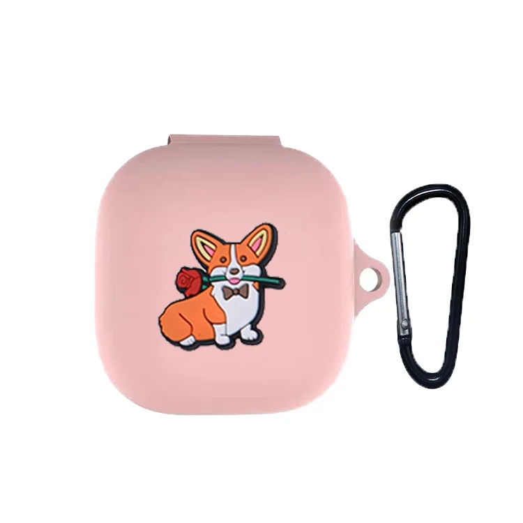Funda de dibujos animados para SHOKZ OPENFIT, funda de silicona para auriculares de animales, perros, gatos, flores, caja de carga de accesorios
