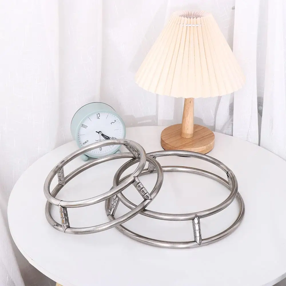 Thick Stainless Steel Anti-scald For Pot Gas Stove Fry Pan Ring Rack Insulation Shelf Holder Kitchen Supplies Wok Rack