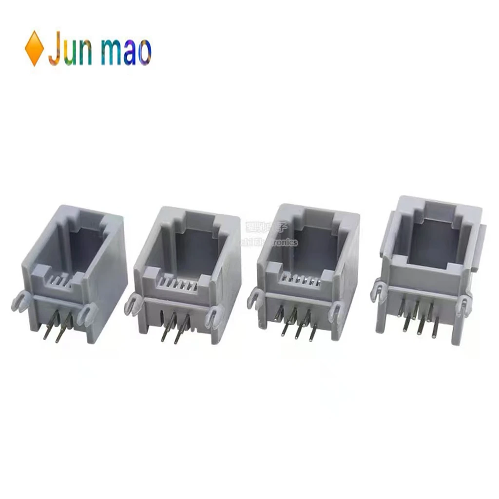 5Pcs RJ11 Gray Tele…