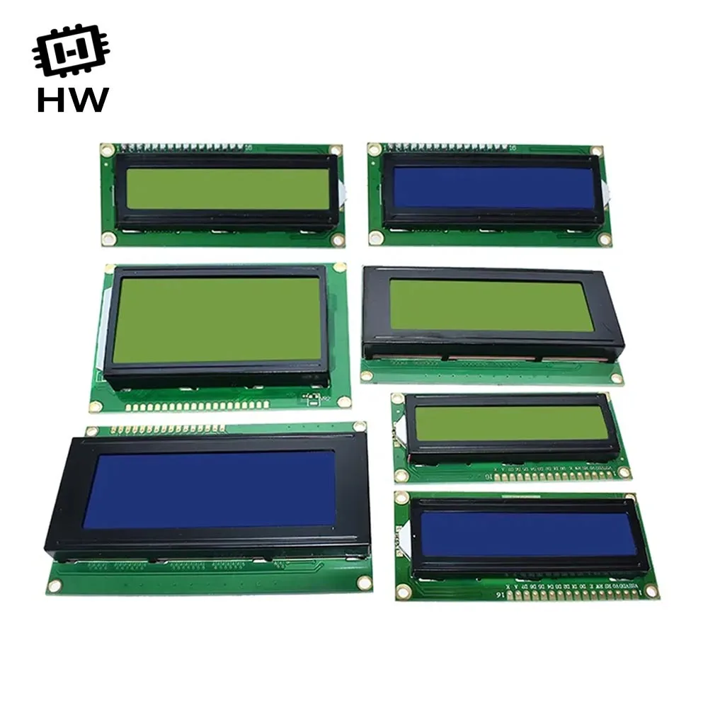 LCD1602 LCD 1602 2004 12864 Module Blue Green Screen 16x2 20X4 Character LCD Display Module HD44780 Controller Blue Black Light