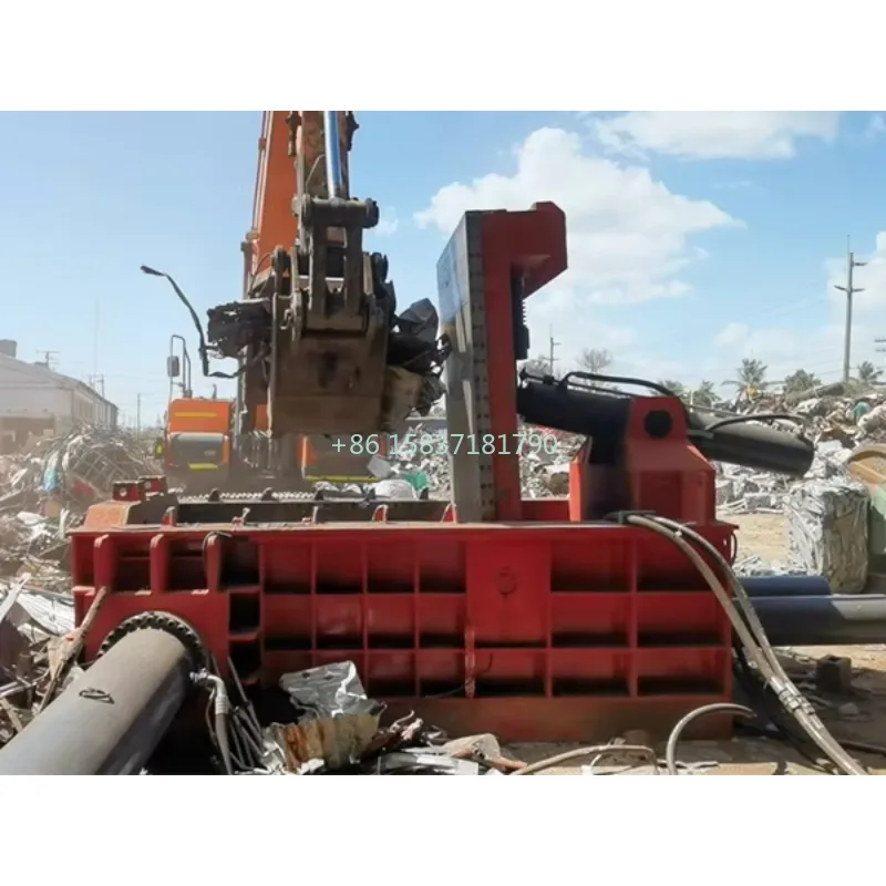 ماكينة ضغط المعادن الخردة عالية الجودة ماكينة مكبس المعادن الهيدروليكية خردة النحاس الحديد الألومنيوم سوق إعادة تدوير المعادن