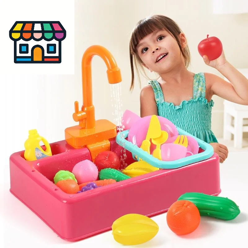

1 шт. Игрушечный кухонный смеситель для раковины, аксессуар для детской кухни, игрушка для мальчиков и девочек