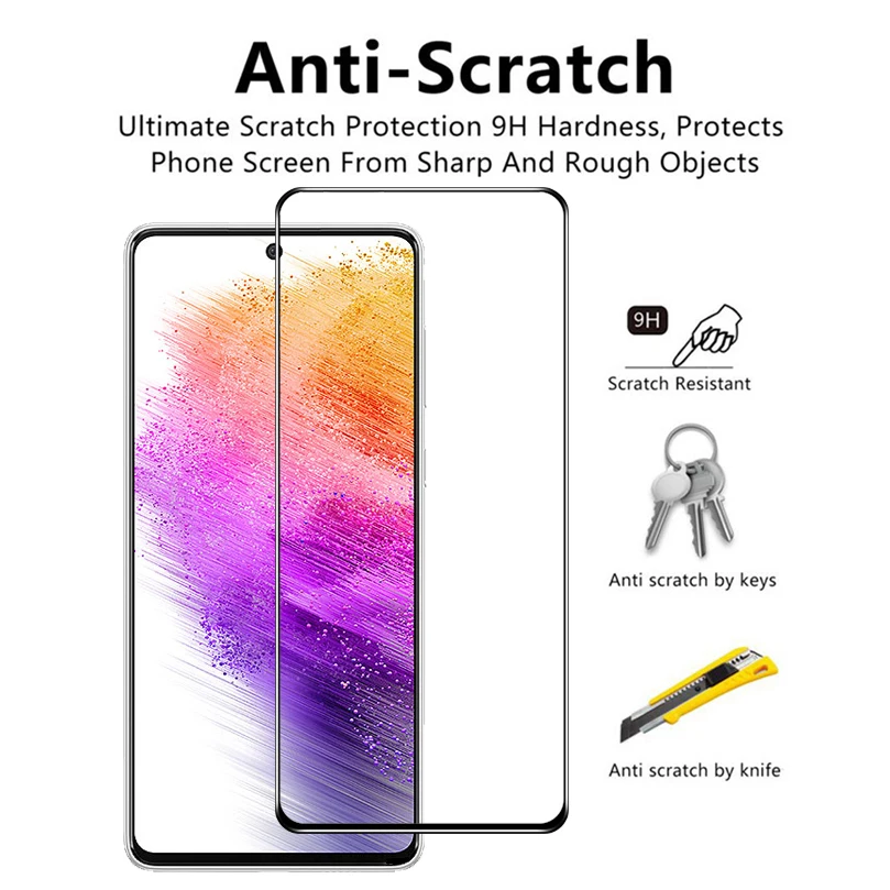 Para Samsung A54 A17 A16 A15 A36 A56 A55 A37 A57 Vidrio Samsung Galaxy A52 A34 A53 5G Protector de Vidrio Galaxy A53 Protector de Pantalla 4