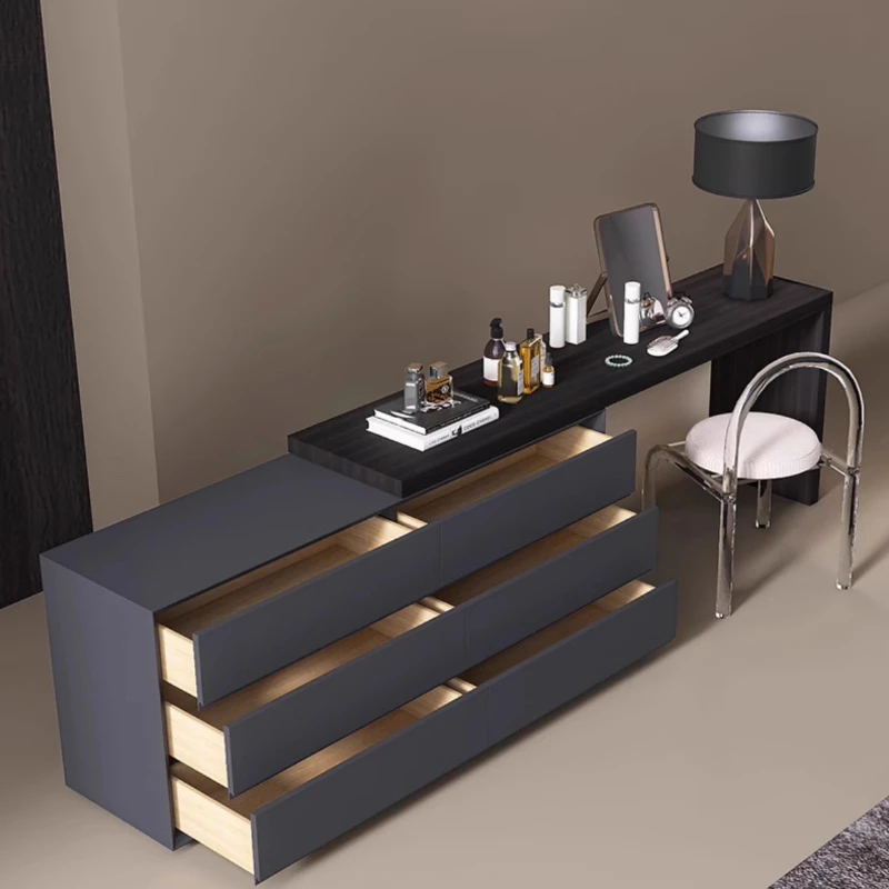 

Garden Modern Furniture Sets Wooden Drawers Bedroom Makeup Table Make Up Cabinet in The Living Room with Mirror Makeup Table