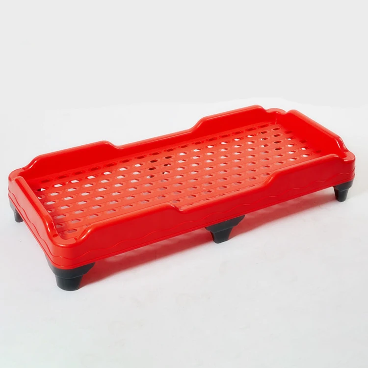 Custom Plastic Kids Bed Stackable Toddler Cot, Kindergarten Daycare Furniture, Wholesale Children's Bunk Bed Factory Direct