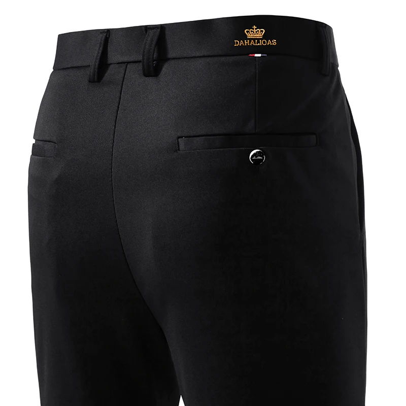 Suit Pants, Outdoor Men's Fashionable Business Casual Pants, Loose and Versatile Gentleman's Breathable Straight-leg Trousers