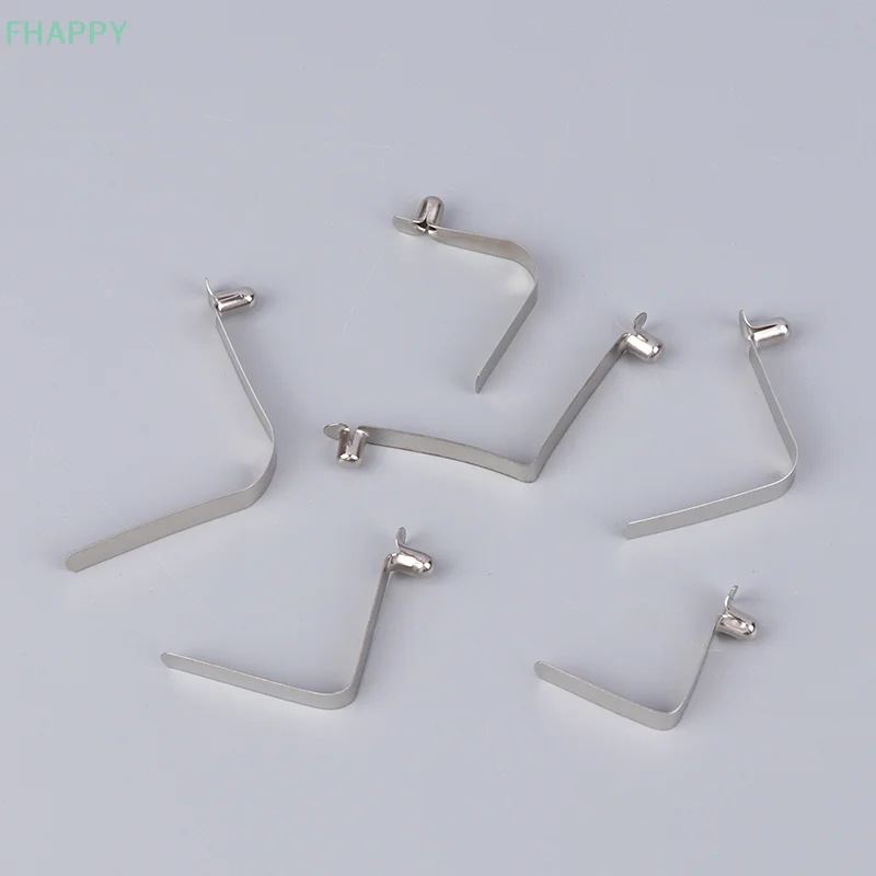 10PCS Pipe Single Button Snap Locking V Type Caravan Steel Kayak Paddle Spring Clip Push Clamp Tent Pole Pin