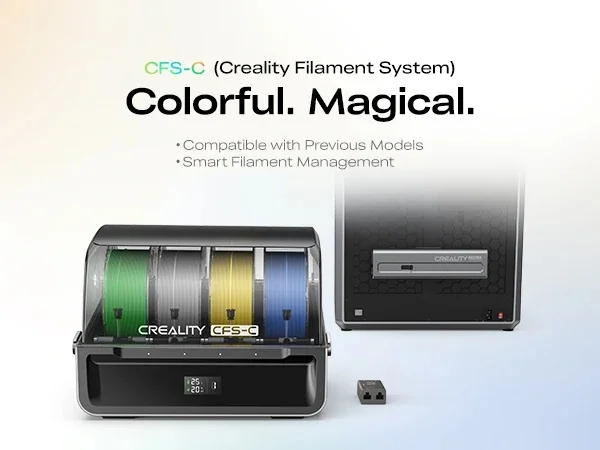 CFS-C Upgrade 3D Printer Smart Filament Management External Cutter&Buffer For Multicolor Printing For K1C K1 Max K1