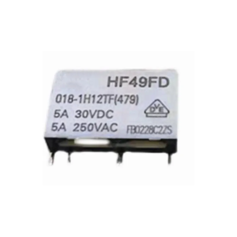 10Pcs/Lot  HF49FD 018-1H12TF  4pin