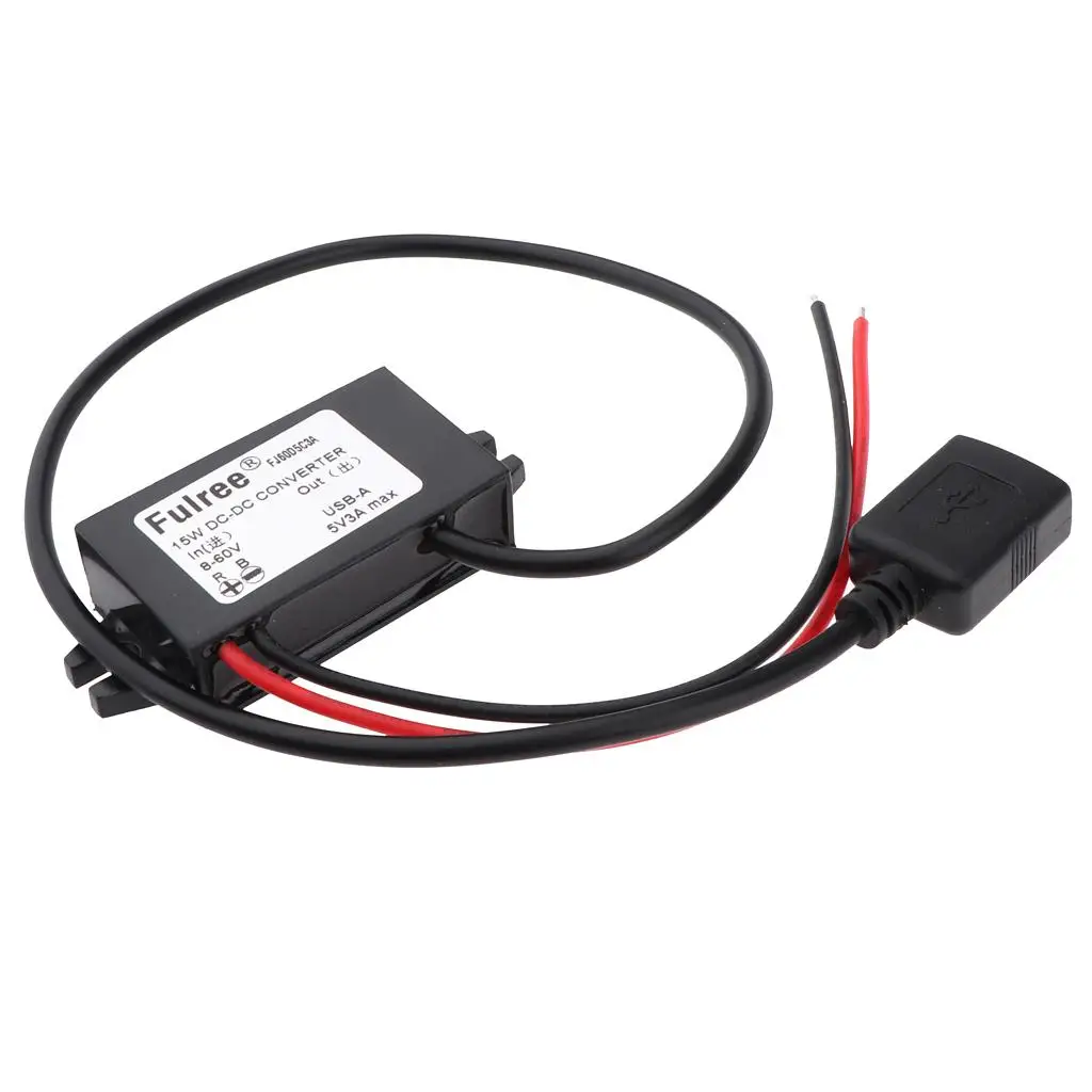 Car Voltage Buck Regulator Transformer Overcurrent Protection Usb Adapter Module for Continuous Device Charging