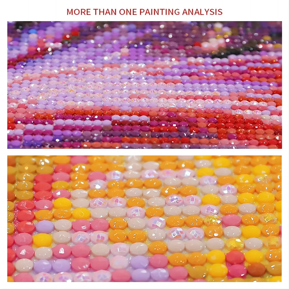 AB Full Square Diamond Painting Flower New Collection 2022 Cross Stitch Kits Diamond Embroidery Lilac Daisy Mosaic Wall Art