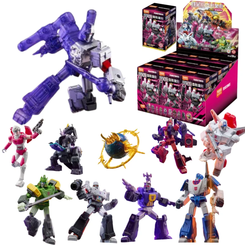 Blokees Transformers Galaxy Series Phase 9 Megatron Trypticon Mirage Springer Jetfire 10 Cm Building Block Assembly Model