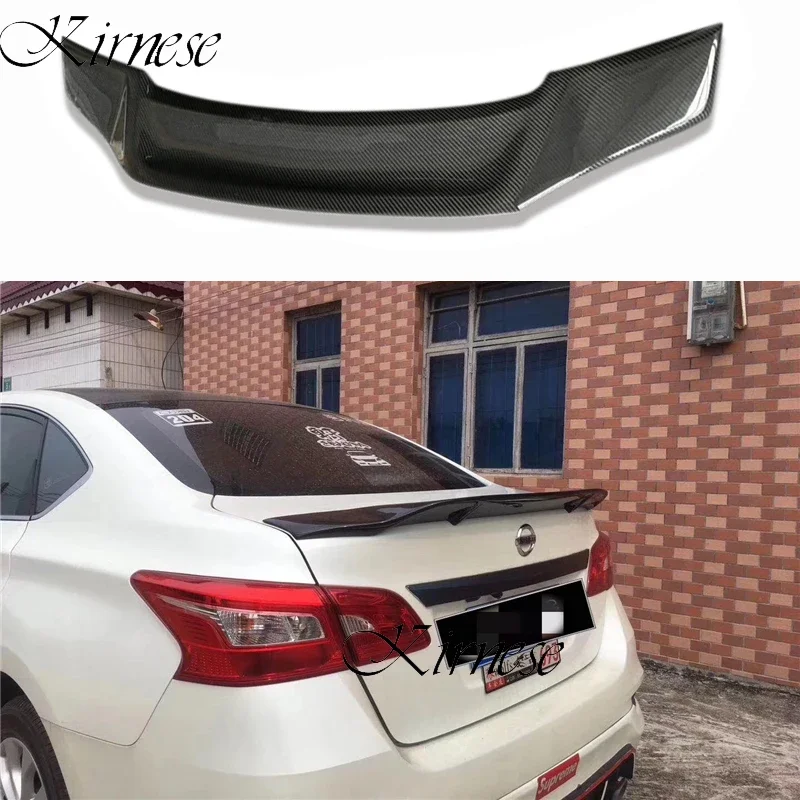 for Nissan Sylphy sentra spoiler 2012 13 14 15 16 17 18 year carbon fiber/FRP rear wing R style Sport Accessories