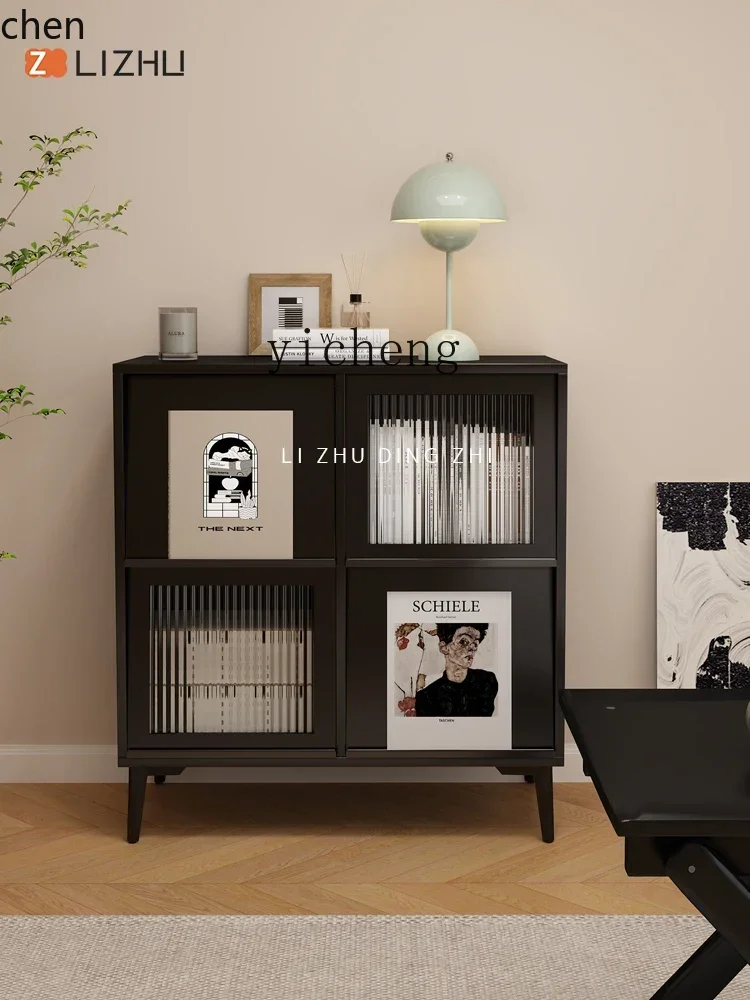 HT Bookshelf Magazine Homestay Sofa Storage Simple Living Room Side Cabinet Tea Storage Cabinet