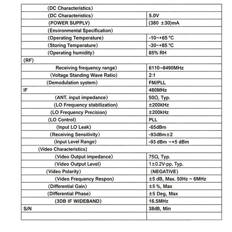 FBIL-RX8500 PRO-SPI VRX 8.5G FPV Wireless Video Receiver Module Supports SPI Frequency Mode For FPV RC Drone