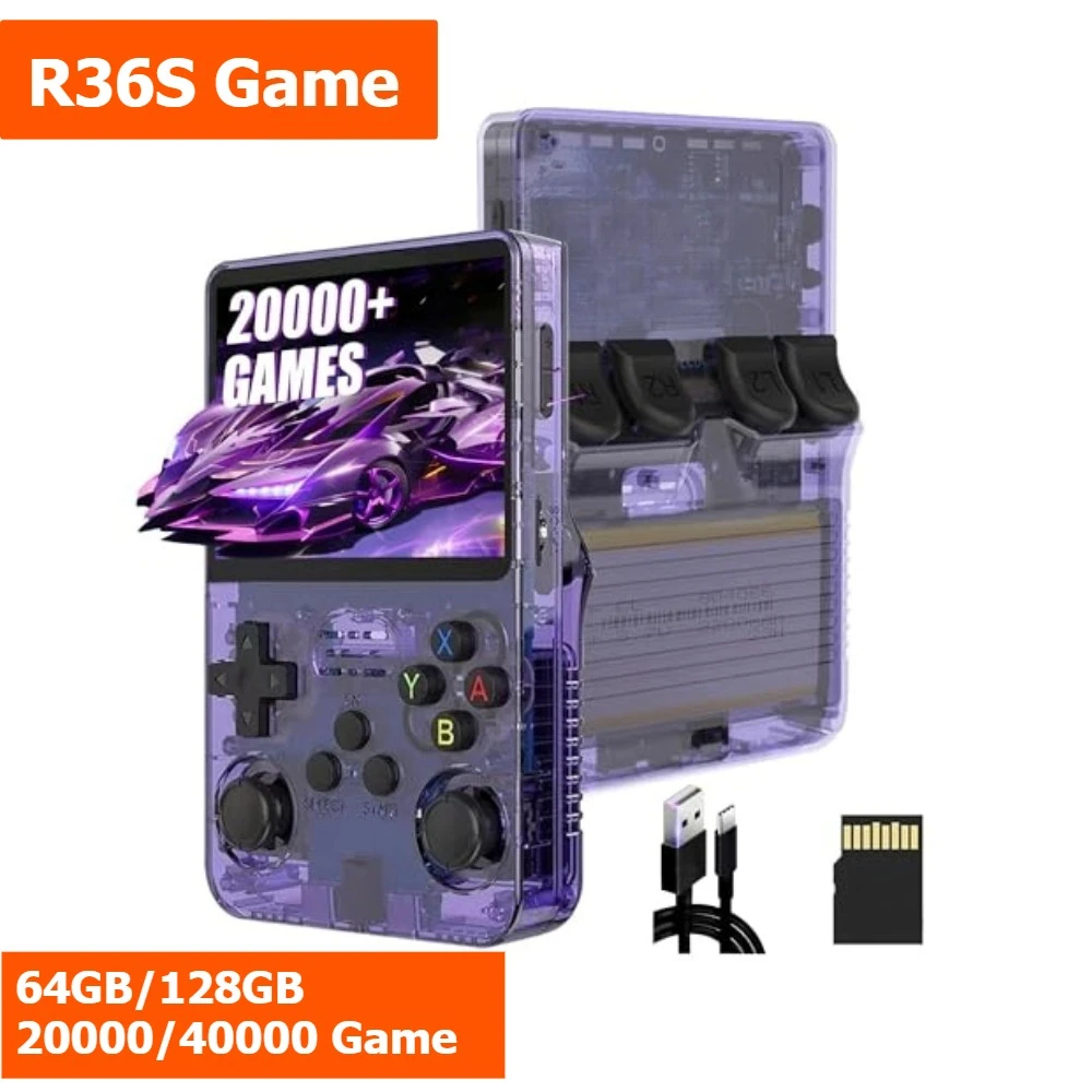 r36s-レトロハンドヘルドゲーム機-linuxシステム-35インチips-4k-64gb-20000ゲーム搭載-ポータブルポケットゲームプレーヤー