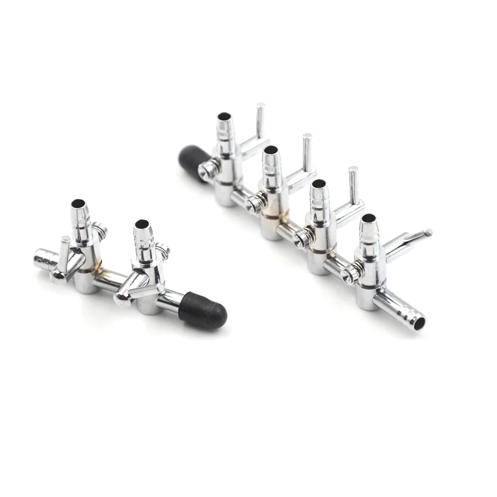 5 Stainless Stee Ways l Control Valve Air Pump Accessories Aquarium Tank Flow Tube Pipe Line Dropshipping