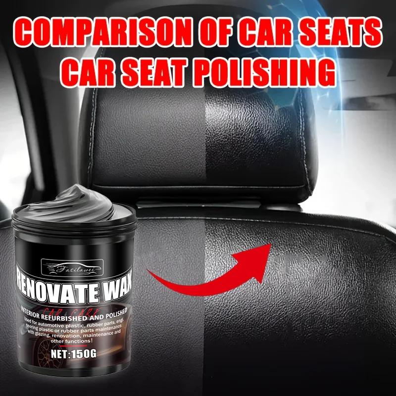 Multi-Functional Car Care Paste, Plastic Parts Repair Paste, Tire Shine Paste, Suitable for All Car Models and Automotive Plasti