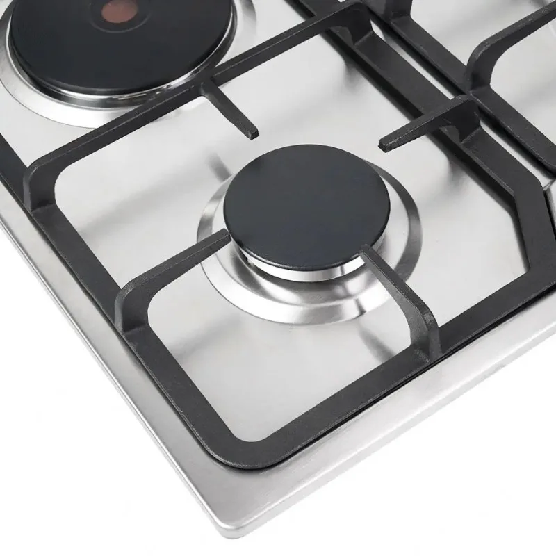 مصنع توريد طباخ غاز الطبخ المنزلي الكهربائي 4 فرن كهربائي التعريفي المدمج في هوب