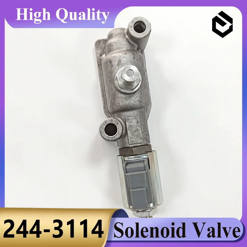 Solenoid Valve 244-3114 2443114 for Caterpillar CAT 525B 535B 545 621H 725 735 770G 775 for Excavator Parts