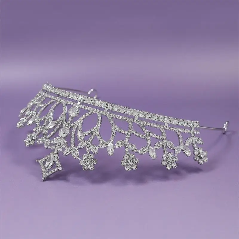 Durabilidad Rhinestones Diaditas con elegantes Mujeres Headselipas juego Jugar a Crowns para mujeres elegantes para mujeres