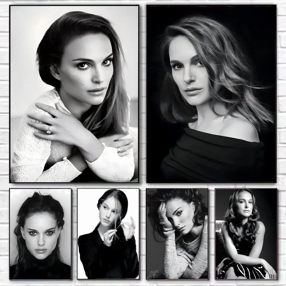 N-Natalie Portman Intellectual_Talent Poster HD Decorative Wall Art for Living Room Bedroom Café Stylish Home Décor Gift