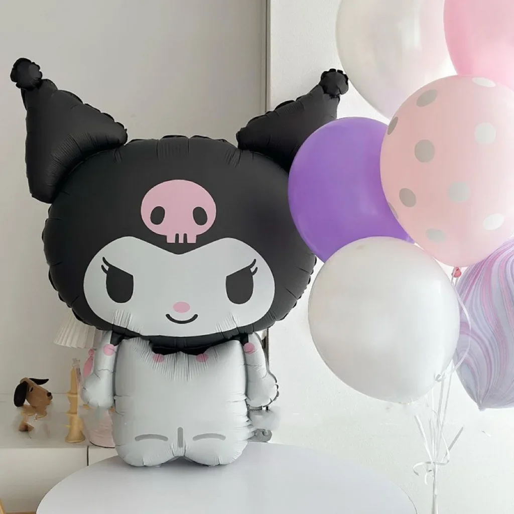 Sanrio Balloon Kawaii Anime Kuromis My Melodys cinnadorolls decorazione della festa di compleanno palloncini Jumbo ragazza cuore carino Photo Prop