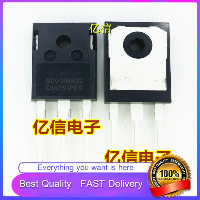 5Pcs/Lot New Original MDQ18N50G 18N50 Field Effect Transistor 500V18A TO3P Good Quality  In Stock