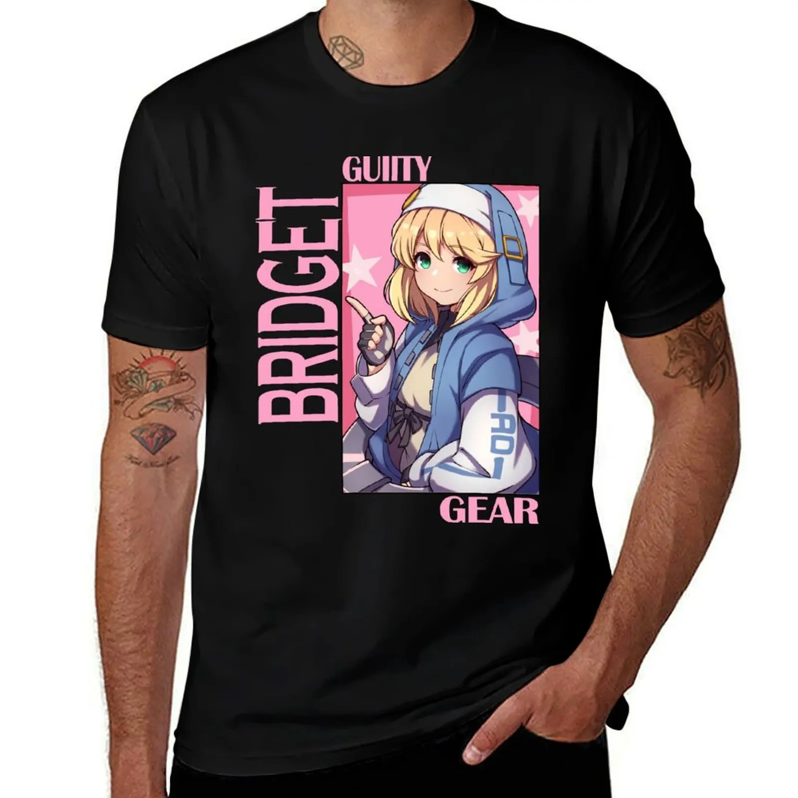 

Guilty Gear Bridget T-Shirt t shirts for man graphic cars t shirt man luxury
