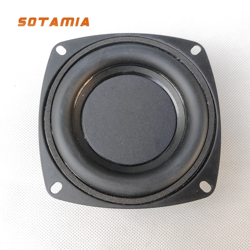 

SOTAMIA 1 шт. 4-дюймовый сабвуфер аудиодинамик 8 Ом 20 Вт длинный ход бытовой прибор динамик DIY модифицированная звуковая система