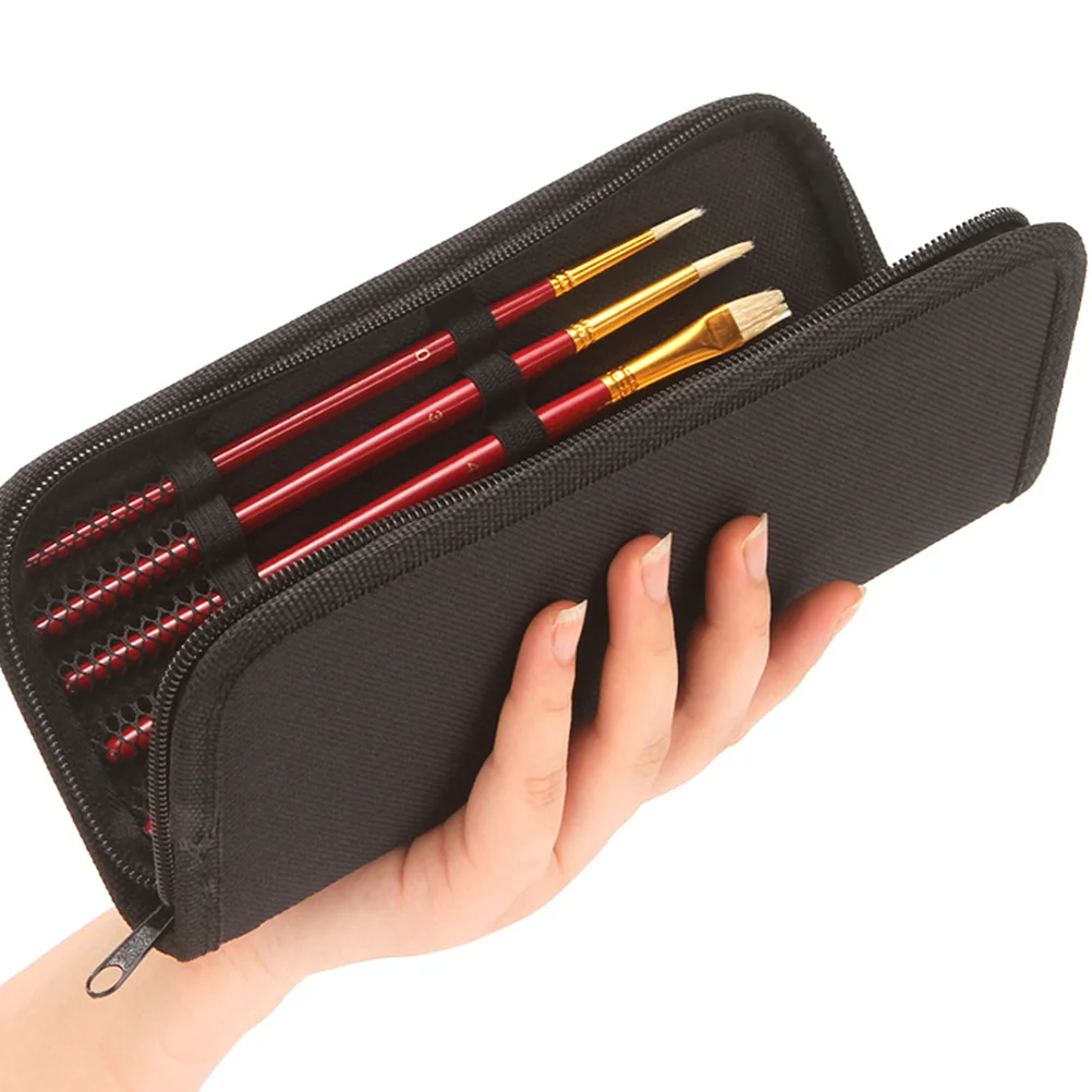 

1Set Bristle Template Painting Brush Set Durable Easy to Use for Various Projects Home Decor Gifts Wooden Bristle