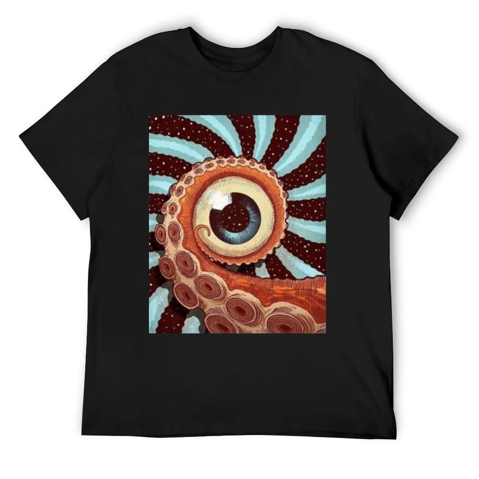 Octopus Tentacle Eye T-Shirt oversized t shirt vintage t shirts fashion shirts Personalized t-shirt mens designer t shirt