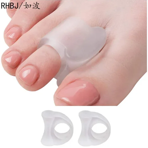 Separador de dedos de silicona para el cuidado de los pies, productos ortopédicos, Corrector de juanete, Hallux Valgus, pedicura, 2/4/8 Uds.