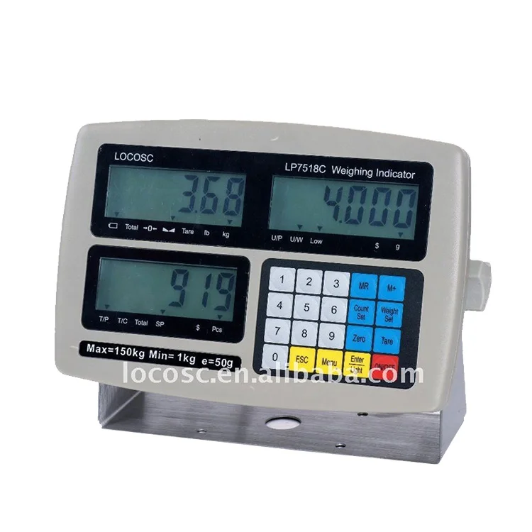 Locosc LP7518 Weigher Plastic Indicator,Weigh Indicator Scale,4-20Ma Digital Indicator