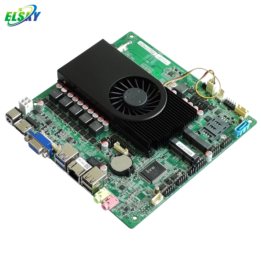 ELSKY QM6637 with  Ivy Bridge CPU with Celeron 1007U Processor HM65 HM76 LVDS Thin Mini-itx Motherboard Support Windows XP
