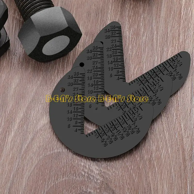 Y1AD 1.92x2.51in Screws Bolts Nut Thread Measurement Size Gauges Inspection Standard