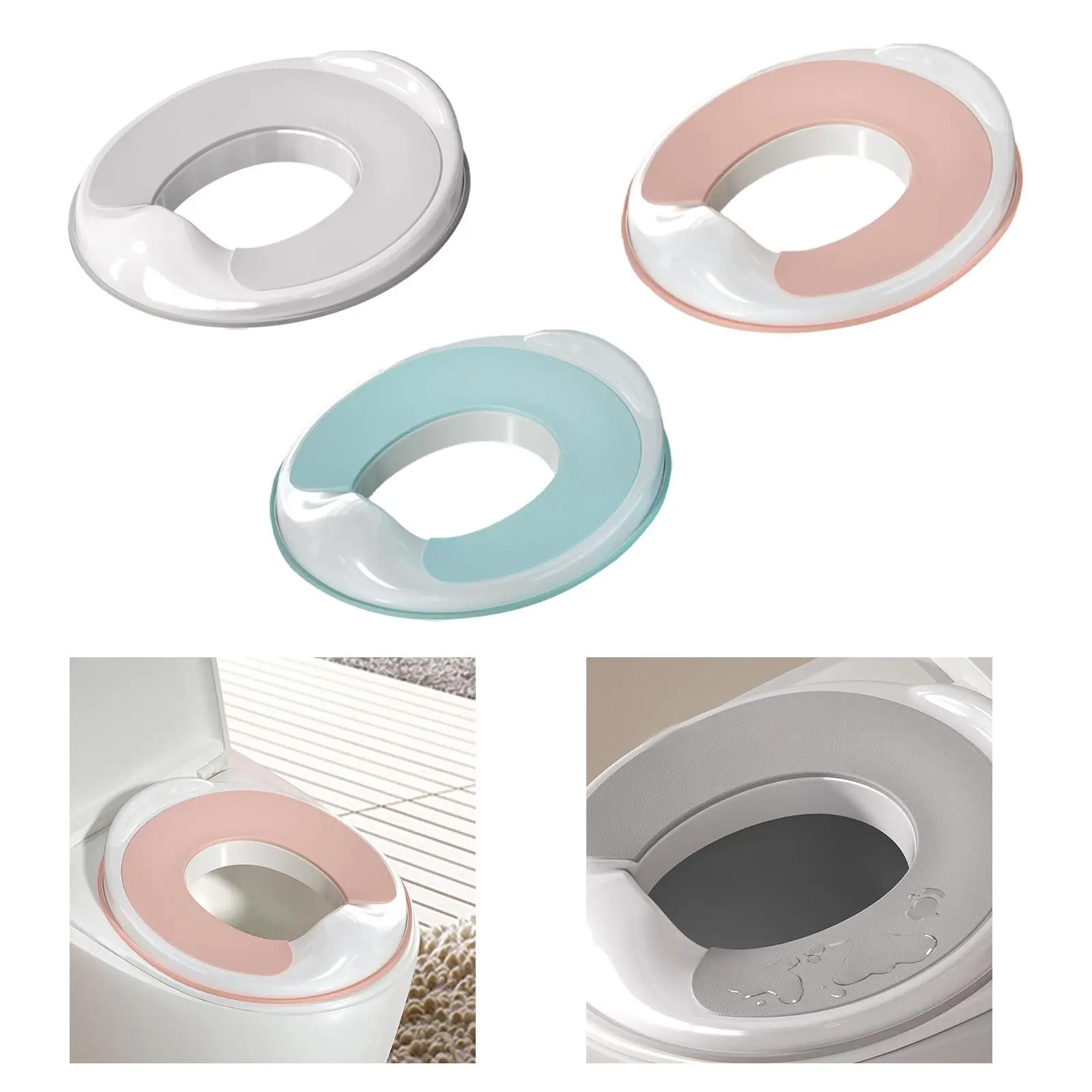 مقعد نونية للسفر مع خطاف تعليق غطاء مقعد المرحاض غطاء المرحاض وسادة للمختبر، في الهواء الطلق، التخييم، الفتيات، الأولاد، الأطفال، #3