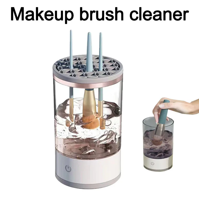 Limpiador de brochas de maquillaje eléctrico, cepillos de maquillaje, deshidratación, lavadora cosmética para limpieza de brochas HZSQJGJ04