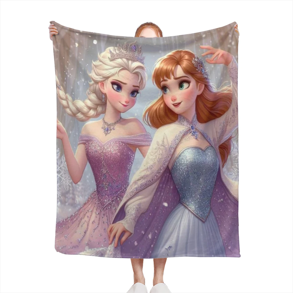 

Fluffy Baby Blanket Frozen Disney Elsa Sofa Camp Nap Bedspread Cozy Flannel Blanket Bedroom Decor