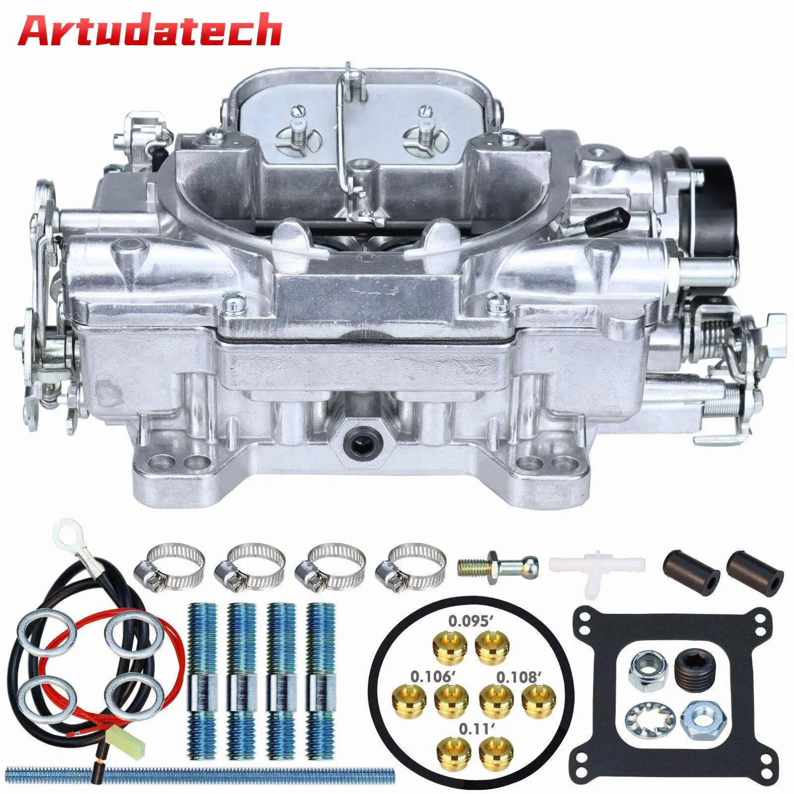 Artudatech New 1406 Carburetor For Performer 600 CFM 4 BBL Electric Choke Car Accessories