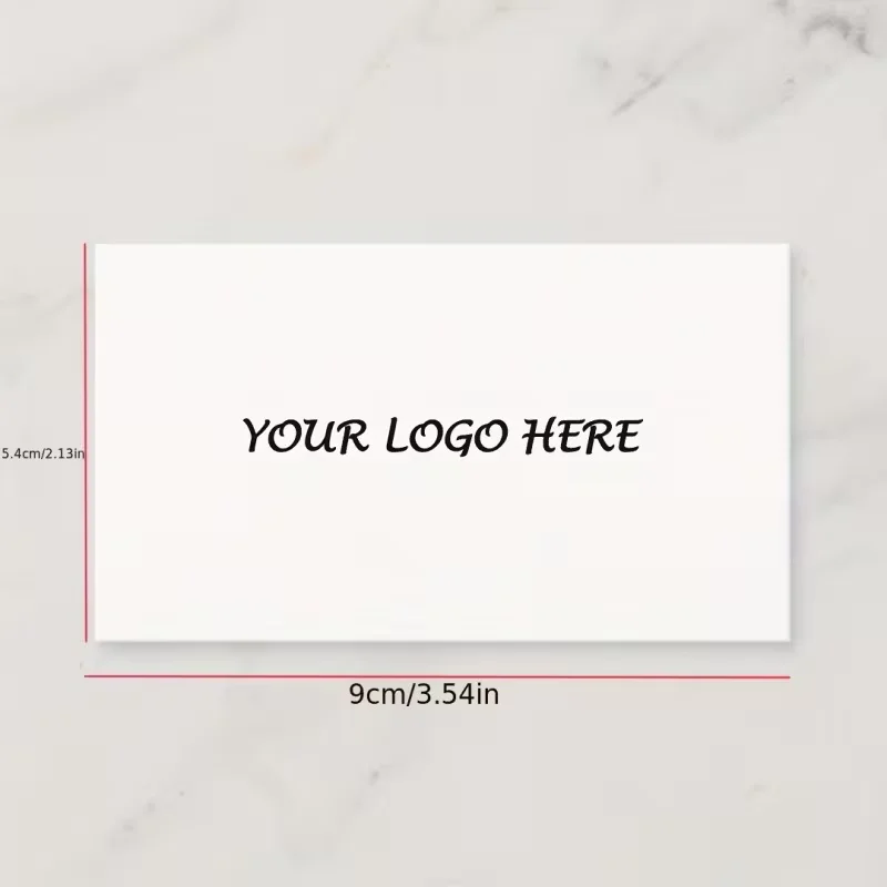 Customized Double-Sided Matte Paper Business Cards Personalized Thank You Cards Small Business Exclusive Customizable Greeting C 4