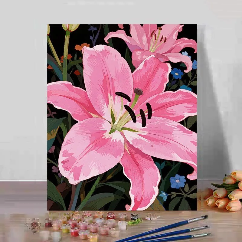 

A-0258 Vibrant Floral Oil Painting