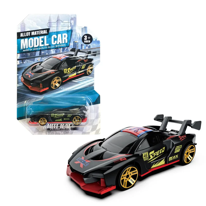 Alloy Toy Car Model 1:64 Inertia Sports Car Racing Boy Car Model