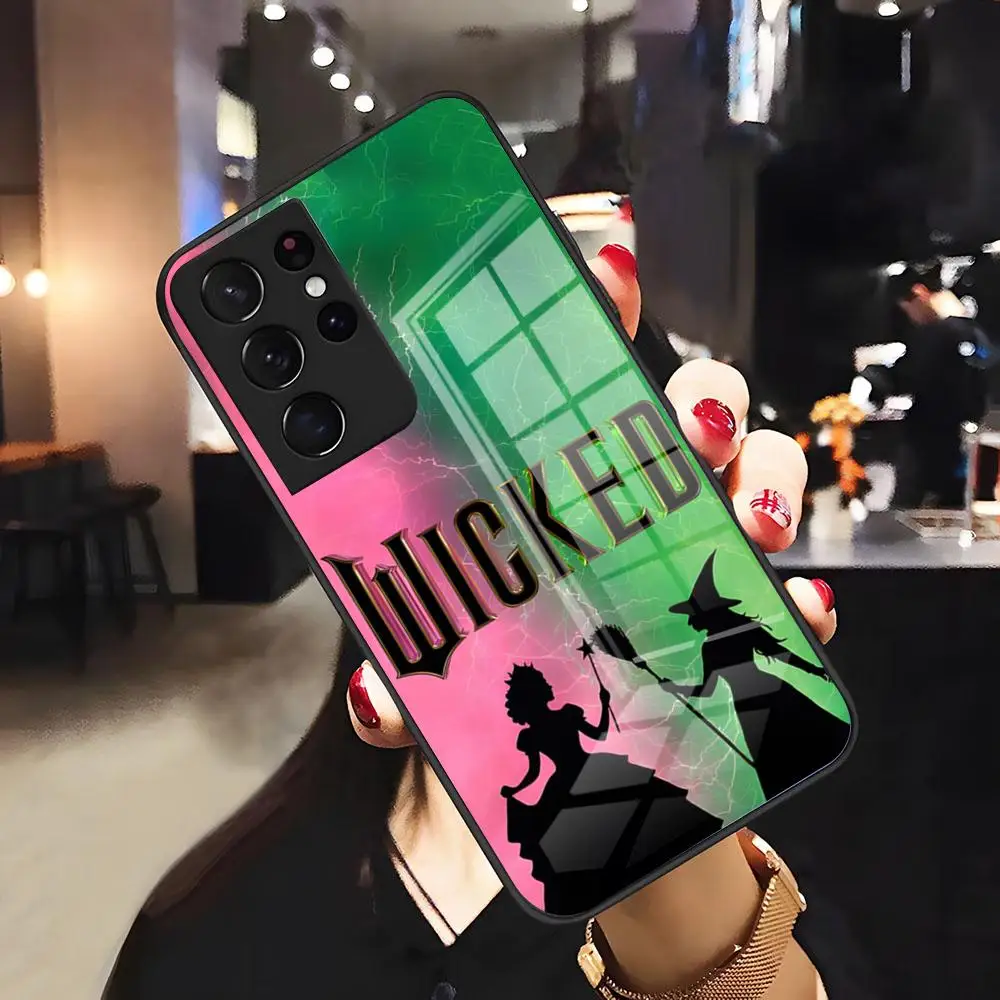 Movie W-Wicked Phone Case For Samsung A25 A13 A33 5G A54 A36 A35 A56 A52 A14 Shockproof Glass Cover