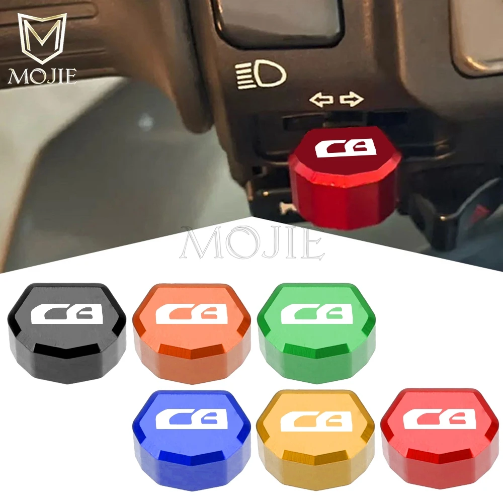 

For Honda CB125F CB125R CB150R CB190R CB250R CB300F CB300FA CB300R CB400 CB400F/X/SF/VTEC Turn Signal Switch Key Button Covers