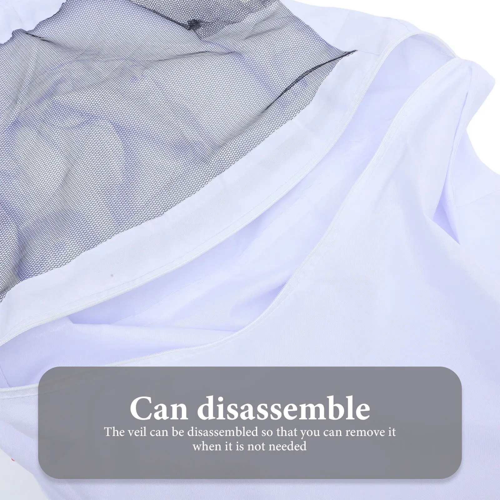 

Профессиональный костюм пчеловода 3-в-1: куртка, шляпа с вуалью и перчатки. Износостойкая, полностью защитная спецодежда для пчеловодства.