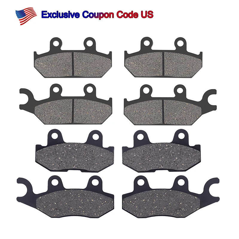 Motorcycle Front And Rear Brake Pads For Yamaha Yxm 700E 700ES - Viking Eps Se …
