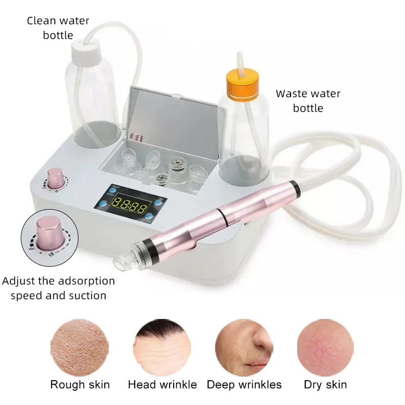Dispositif de beauté pour l'élimination des points noirs, aspiration à petites bulles, Machine de nettoyage en profondeur du visage, nettoyeur d'acné hydratant sous vide, soins pour la peau