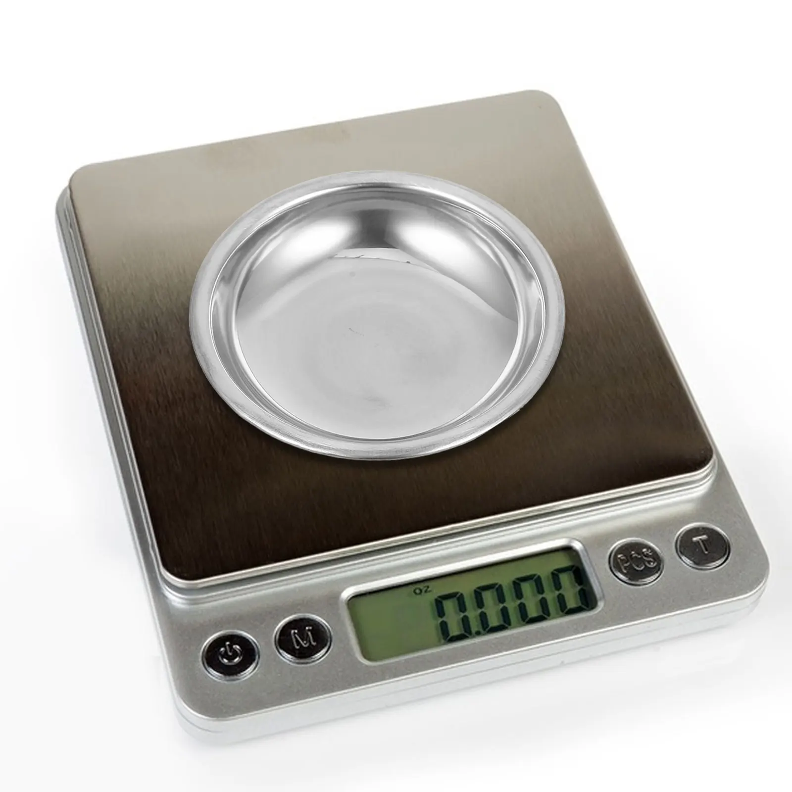 

Digital Scale Weighting Pan Stainless Steel Weighing Kitchen Dish Metal Laboratory Supplies