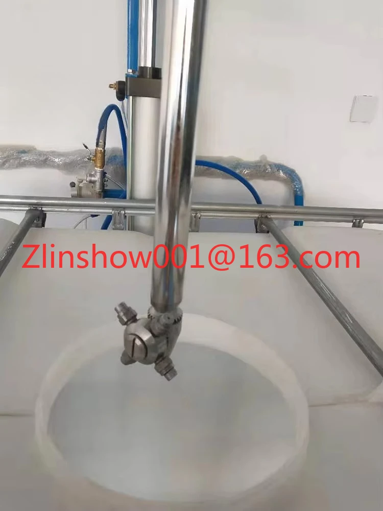 High Pressure Motor Drive tank Cleaning Machine with IBC Tote tank Cleaner Nozzles